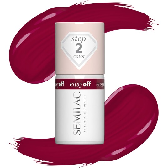 SEMILAC Easy Off LED Light Gel Polish Cherry Coke