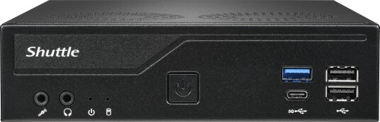 Shuttle DH610V2 Mini PC Barebone med Intel H610 og DDR5-SDRAM