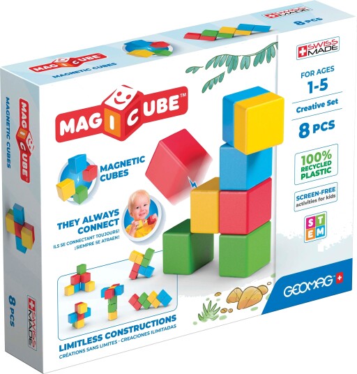 Geomag Magicube Creative Set Byggesett 8 Deler Geomag Magicube Creative Set Byggesett 8 Deler