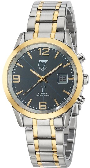 ETT Eco Tech Time Herreklokke EGS 11502 32M Basic Blå/Gulltonet