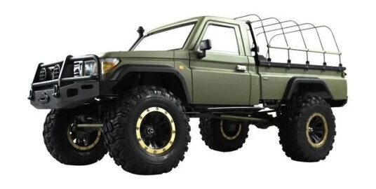 Amewi AMX Rock RCX8PS Scale Crawler Pick Up1:8 RTR Military Green