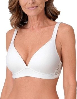 sassa BH Natural Experience Soft Bra Benhvit viskose C 90 Dame