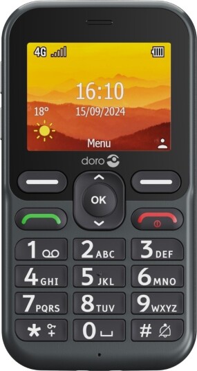 Doro Leva L11 4G Grafittgrå Mobiltelefon med LCD-Display Doro Leva L11 4G Grafittgrå Mobiltelefon med LCD-Display