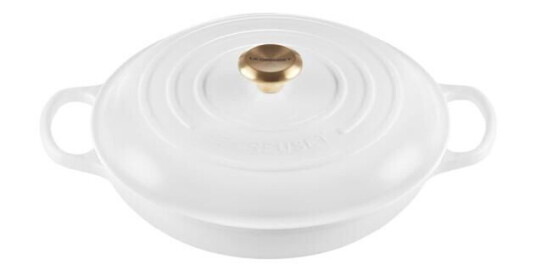 Le Creuset - Signature buffetgryte 30 cm 3,5L white Le Creuset - Signature buffetgryte 30 cm 3,5L white