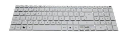 Packard Bell Lite-On Sk-1688 - Tastatur - Sveitsisk Tysk - Hvit - For Easy Note Tv44, Tv44hc