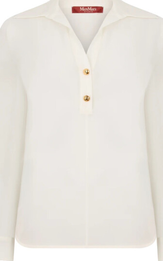 Max Mara Studio Dame Bluser & Skjorter Beige M,