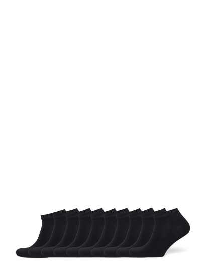 Decoy Decoy Sneaker Sock 10-Pack - Black - 37-41