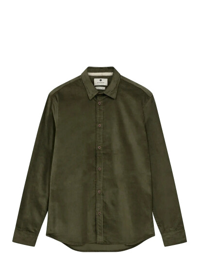 Anerkjendt Akleif Solid Cord Shirt - Khaki green - XL Anerkjendt Akleif Solid Cord Shirt - Khaki green - XL