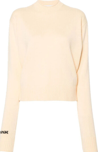 Sportmax Dame Strikkevarer Gul S,