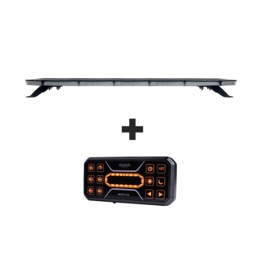 Varsellysbjelke Strands Monitum   12/24V / 99W / 933 mm Varsellys + Fjernkontroll