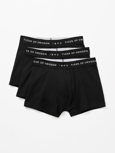 Tiger of Sweden Hermod Cotton 3-Pack Boxer Brief Black