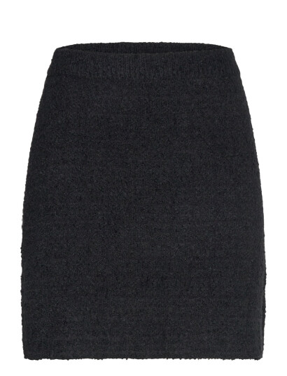 Bubbleroom Brielle Short Knitted Skirt - Black - M