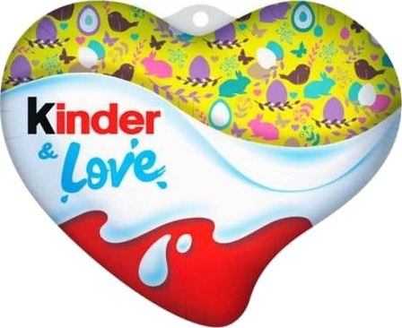 Kinder Love Easter Melkesjokoladehjerte med Melkekremfyll Kinder Love Easter Melkesjokoladehjerte med Melkekremfyll