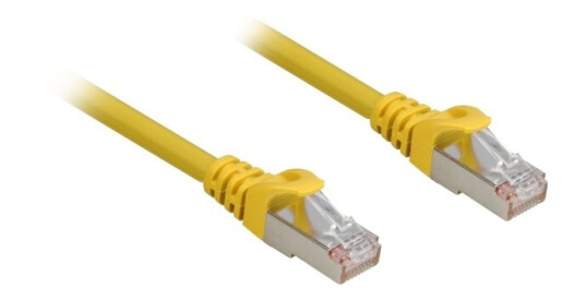 Sharkoon Koblingskabel Rj-45 Hann Til Rj-45 Hann 1 M Cat 6A Gul