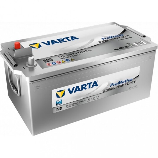 VARTA Promotive SHD Batteri 12V 225AH 1150CCA (518x276x210/242mm) +venstre N9.