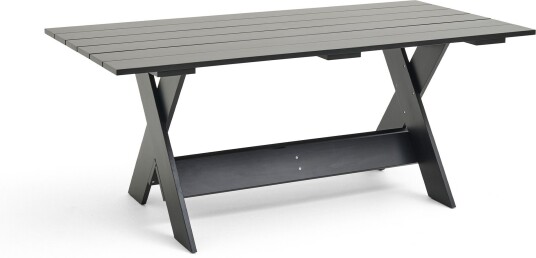 Hay - Crate Dining Table L180 - Black - Utendørs Spisebord - Gerrit Rietveld - Svart - Tre