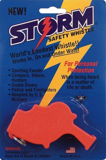 Rothco US Navy Storm Whistle Oransje