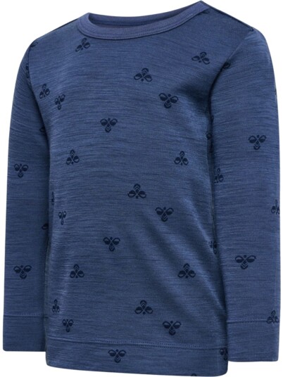 Hummel Vintage Indigo Mini Ull T-Shirt L/S 92 Hummel Vintage Indigo Mini Ull T-Shirt L/S 92