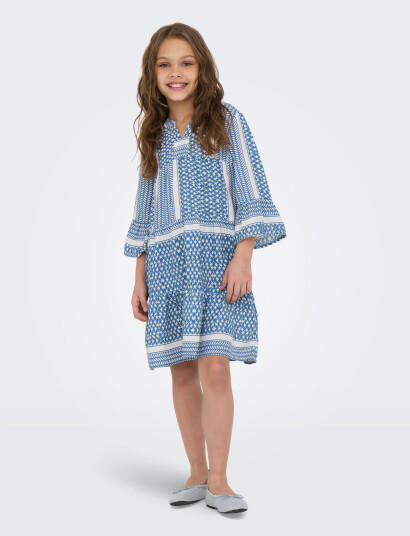 Kids Only Kogalberte Life 3/4 Dress Ptm Blue 158