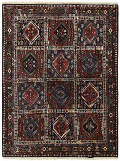 Håndknyttet. Opphav: Persia Yalameh Teppe 151x196