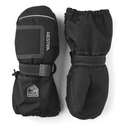 Hestra Baby Zip Long - Mitt Svart/svart 5-6 år
