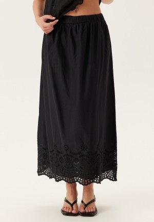 ONLY Onllou Life Emb Long Skirt Black M