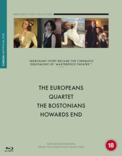 Merchant Ivory Collection (The Europeans / Quartet / The Bostonians / Howard's End)