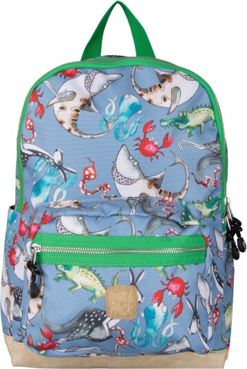 Pick &  Pack Mix Animal Ryggsekk 10L Cloud Grey