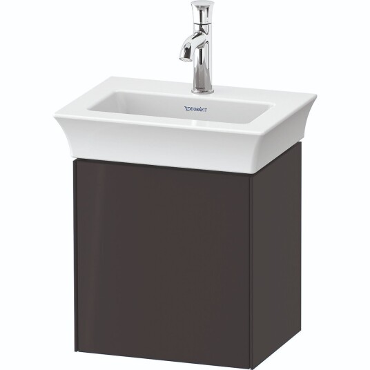 Duravit White Tulip Servantskap m/1 dør 38,4x29,8x41 cm Grafitt Høyglans