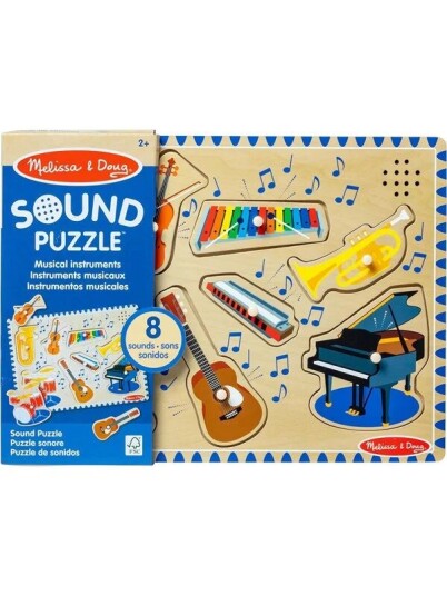 Melissa & Doug Sound Puzzle Musical Instruments Melissa & Doug Sound Puzzle Musical Instruments