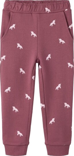 Name It Nmfvalba Swe Pant Unb Noos Burgundy 110