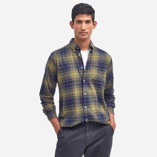Fortrose Tailored Fit Shirt Classic Olive