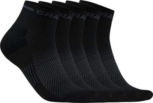 Craft CORE Dry Mid strømper svart 5 pak