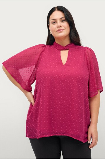 Ellos Plus Collection Bluse Sigrid Lilla