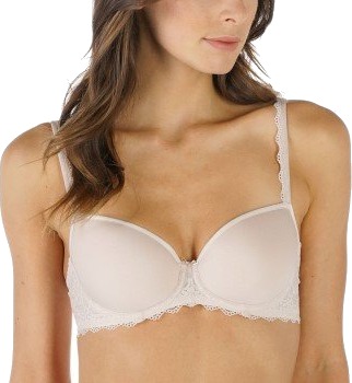Mey BH Amorous Half Cup Spacer Bra Beige polyamid F 90 Dame