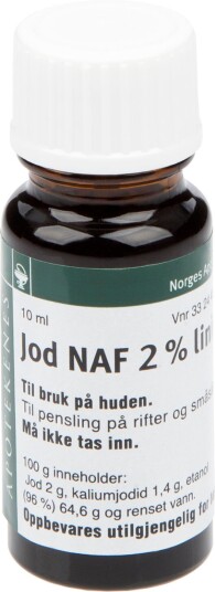 NAF Jod 2 % liniment, 10 ml