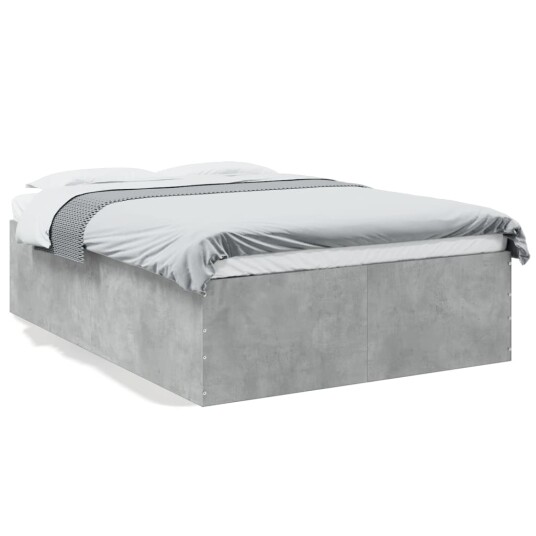  Sengeramme betonggrå 120x190 cm konstruert tre 8721102615924