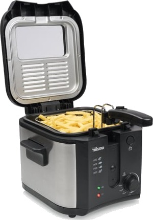 Tristar Deep Fryer Frityrkoker Svart Rustfritt Stål Tristar Deep Fryer Frityrkoker Svart Rustfritt Stål