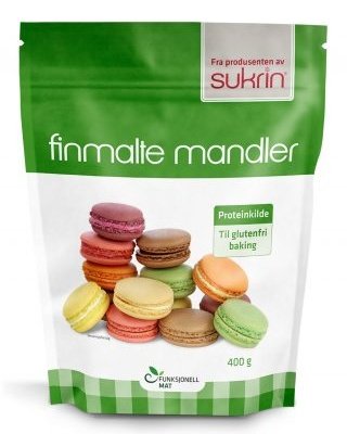 Funksjonell Mat Finmalte Mandler 400g