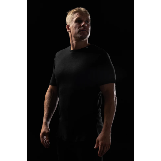 Woolf Merino M's Heisen Tee Black Black XL