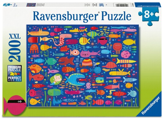 Ravensburger Puslespill 200 Fiskevenner Ravensburger Puslespill 200 Fiskevenner