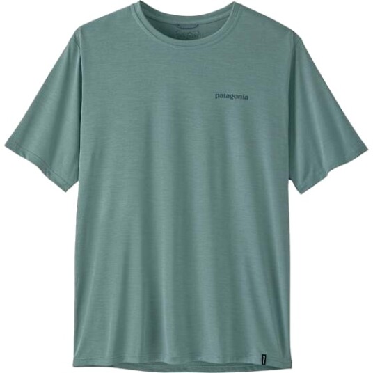Patagonia M"s Capilene Cool Daily Shirt - Boardshort Logo Blue Sage - Light Blue Sage X-dye XL