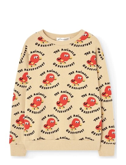 THE ANIMALS OBSERVATORY Bear Kid Sweatshirt Soft Pink Beige 116 THE ANIMALS OBSERVATORY Bear Kid Sweatshirt Soft Pink Beige 116
