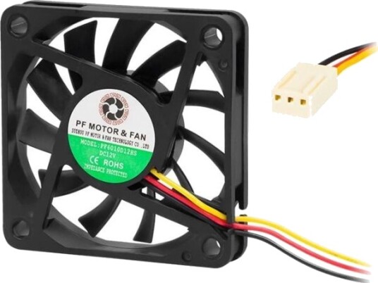 Blow Vifte 60X10mm 12V Glidelager Blow Vifte 60X10mm 12V Glidelager