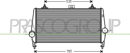 Intercooler PRASCO CI522N002