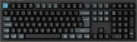 Keychron Q6 Ultra 100% trådløst gamingtastatur - Svart