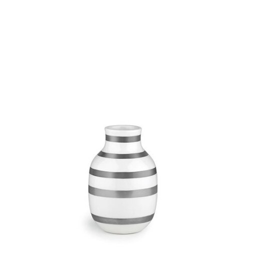 Omaggio Vase Sølv 12,5 cm