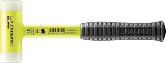 Halder Supercraft Soft-Face Mallet 40 Supercr Yellow Grip