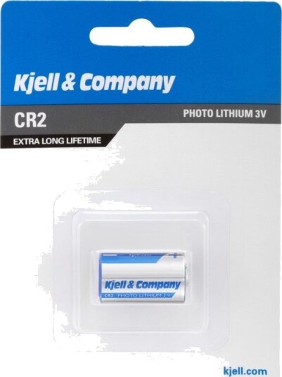 Kjell & Company CR2 Litiumbatteri 1-pk.