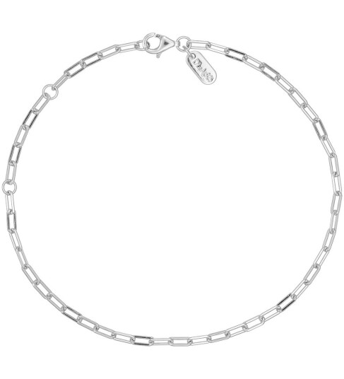 DESIGN LETTERS Chunky Square Link Chain Small Bracelet Silver |Silver |One Size DESIGN LETTERS Chunky Square Link Chain Small Bracelet Silver |Silver |One Size